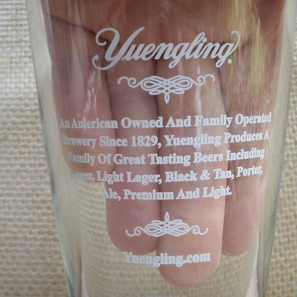 Yuengling Eagle Logo 16 oz Beer Glass - Picture 10 of 14